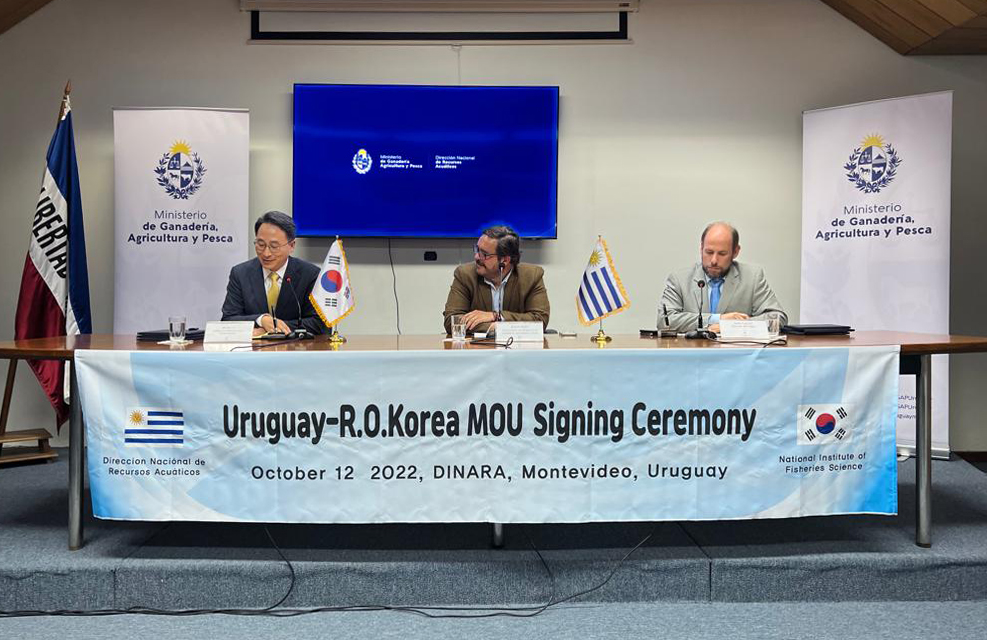 NIFS signed MOU with DINARA, the National Directorate of Aquatic Resources of Uruguay