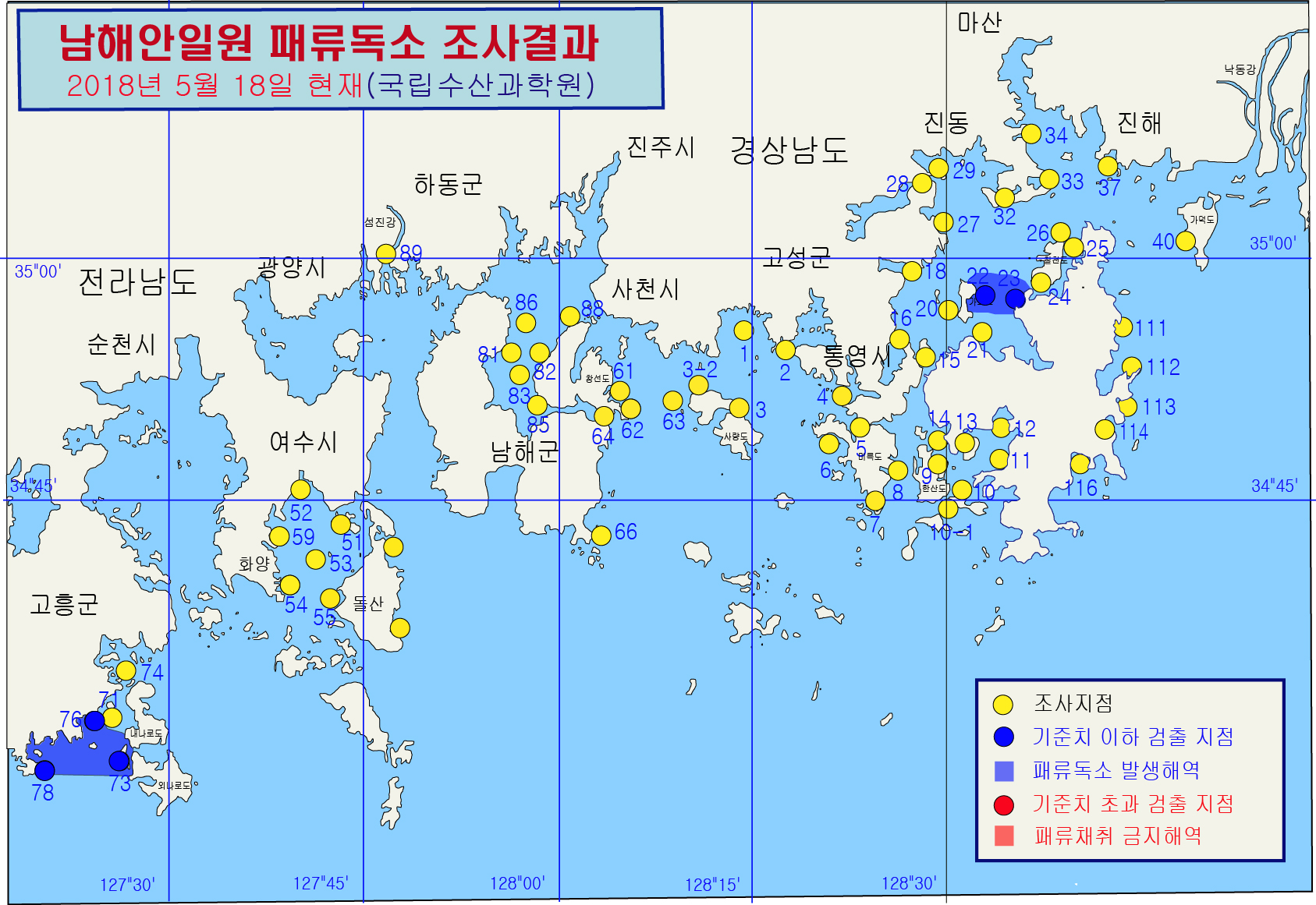 그림입니다.

원본 그림의 이름: 남해안 패독조사결과-51차.jpg

원본 그림의 크기: 가로 1687pixel, 세로 1161pixel